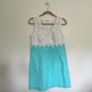Lilly Pulitzer Lace and Pique Cotton Dress- 6